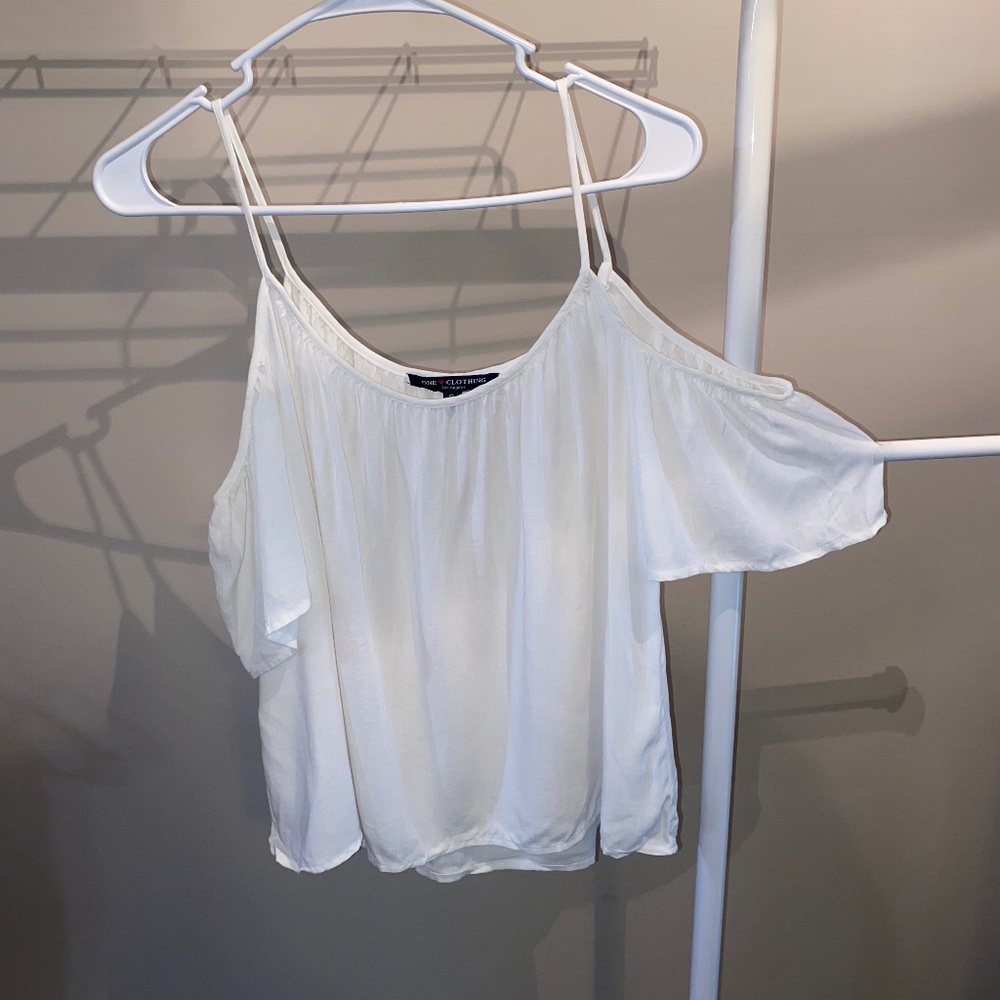 One Clothing, Off the Shoulder White Blouse